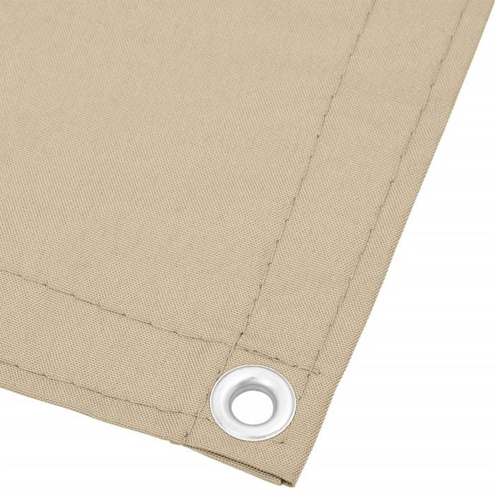 Vidaxl Parawan Balkonowy, Beżowy, 120X800 Cm, 100% Poliester Oxford