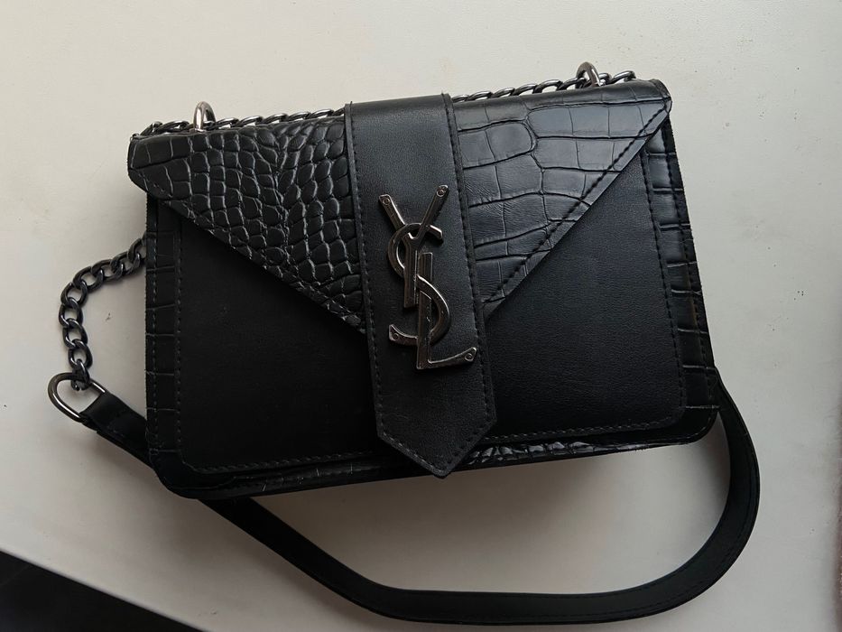 Сумка ysl чорна сумка жіноча