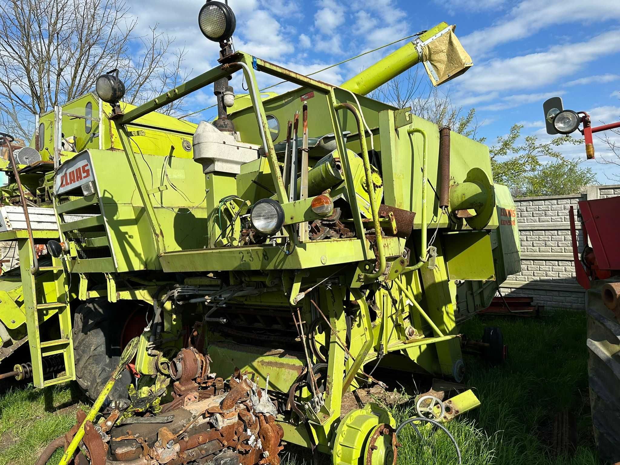 Kombajn Claas Consul używane części oryginalne