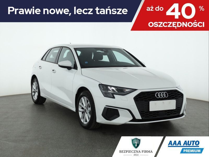 Audi A3 Sportback 30 TFSI Base , Salon Polska, Serwis ASO, VAT 23%, Klima, Parktronic