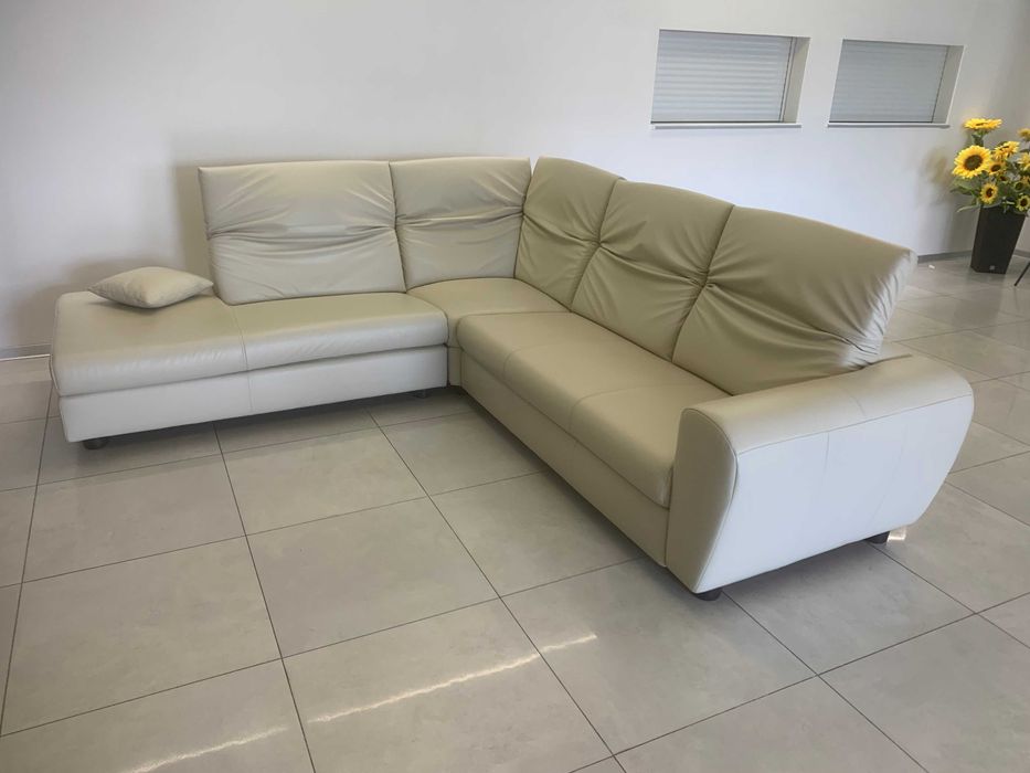 niemiecki narożnik 270x245 skóra naturalna jak nowy