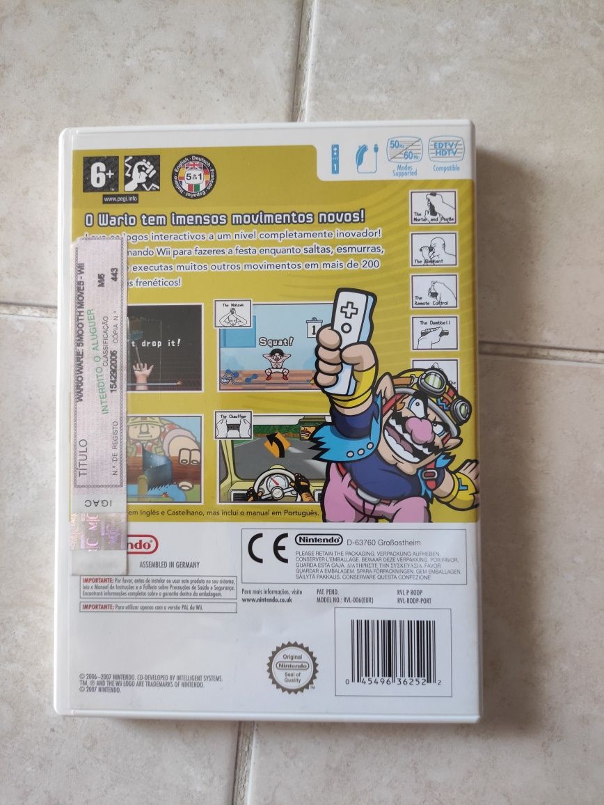 Jogos Wii: WarioWare Smoothe Moves