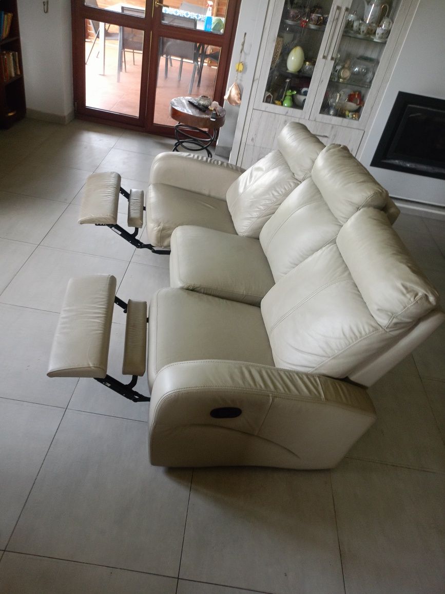 Skórzana sofa (funkcja relax)