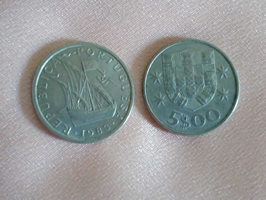 Moedas de escudo Portuguesas para colecionadores