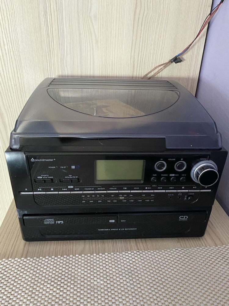 Wieża soundmaster mgr 4850 cd gramofon