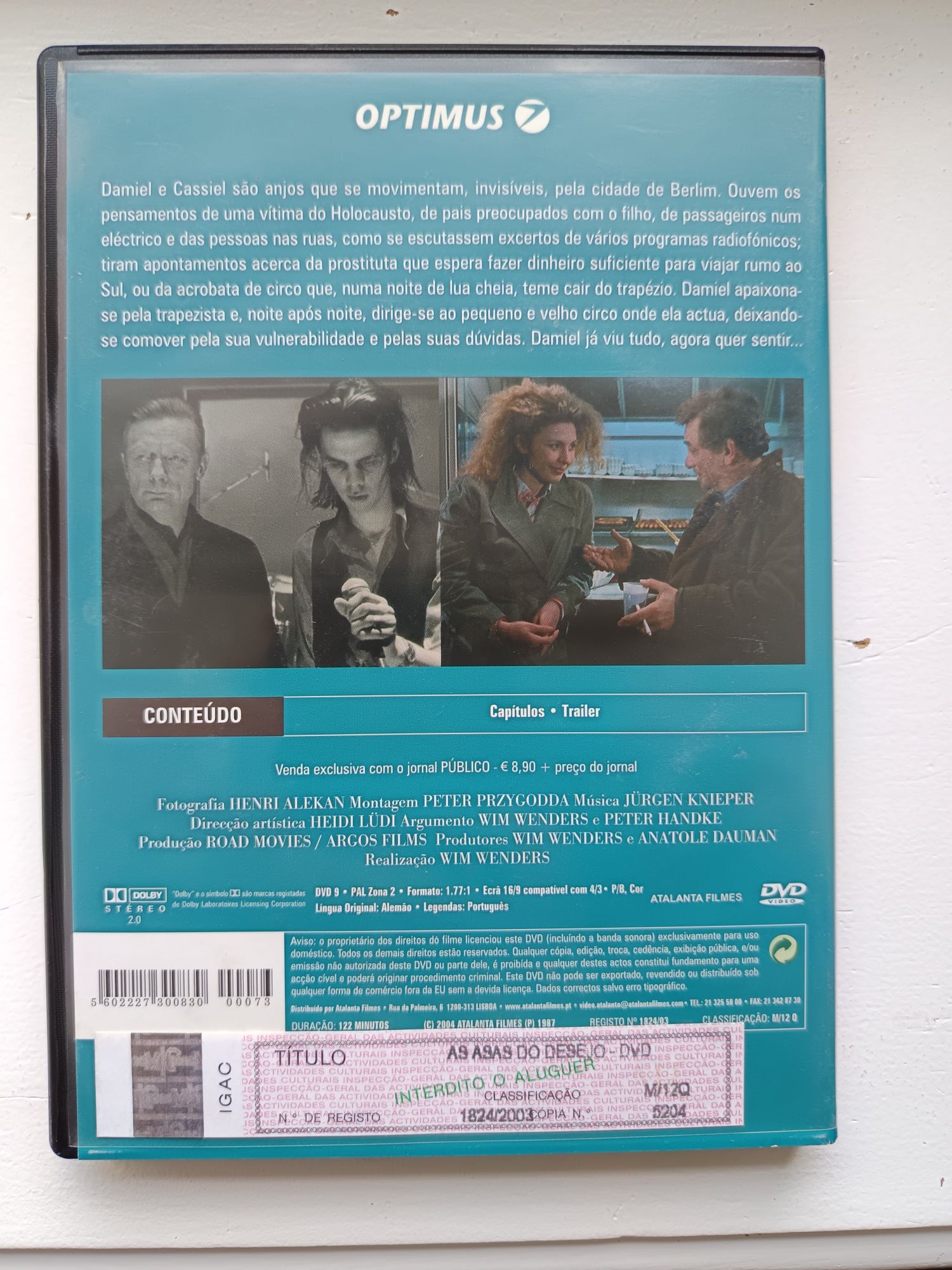 DVD as asas do desejo