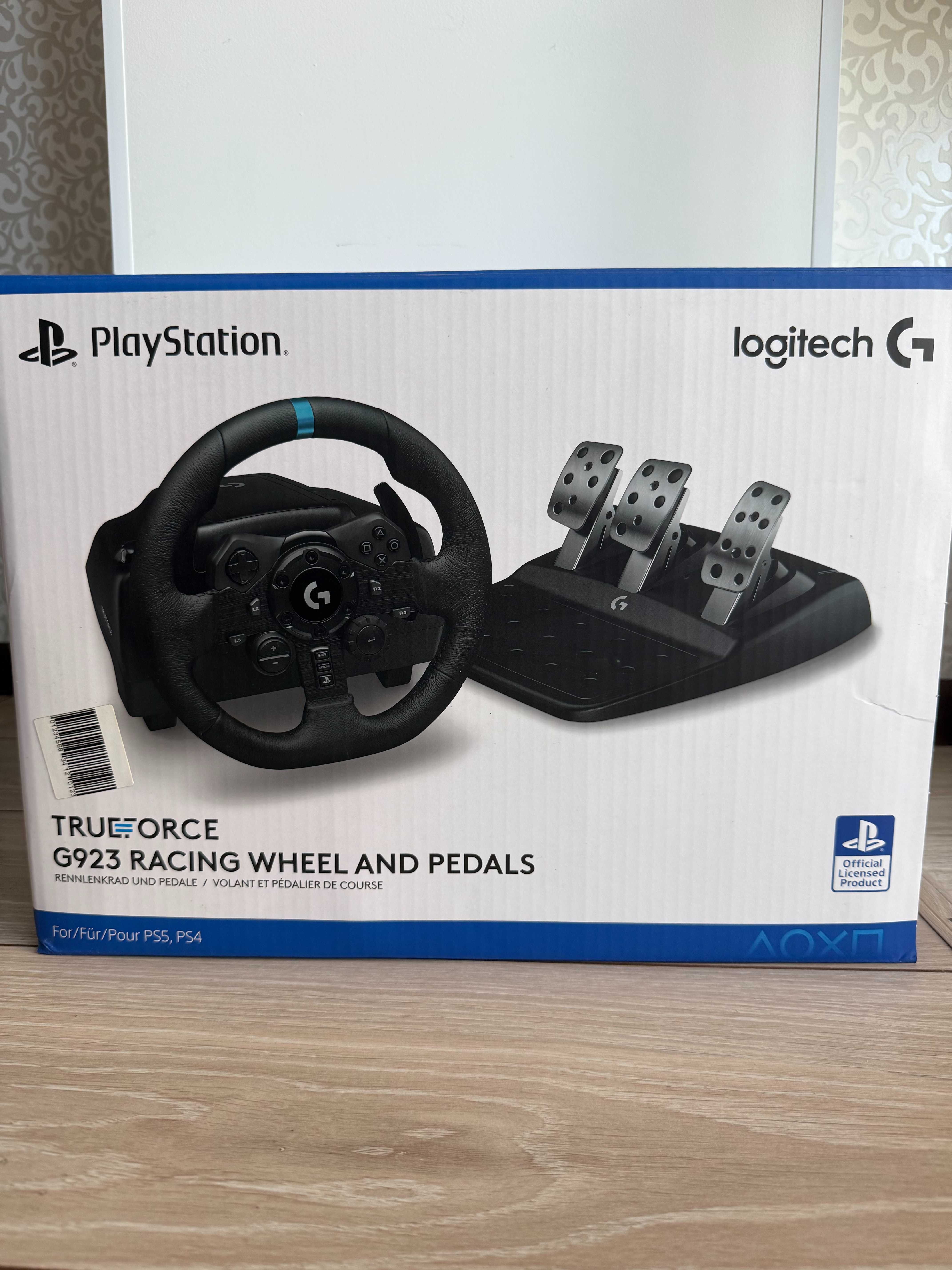 Кермо LOGITECH G923 Racing Wheel and Pedals for PS4 and PC