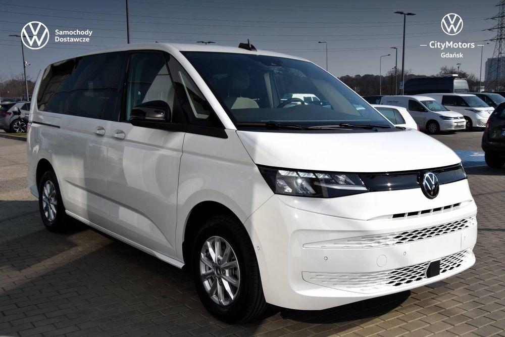 Volkswagen Multivan Family L2 150KM 7 osób hak kamera light vision alarm klima Od RĘKI