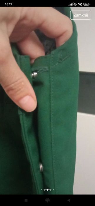 Nowe spodnie robocze ogrodniczki ocieplane M