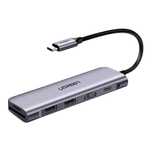 Hub Usb-C Ugreen Cm195 6W1 Hdmi 4K 2Xusb 3.0 Sd Do Macbook