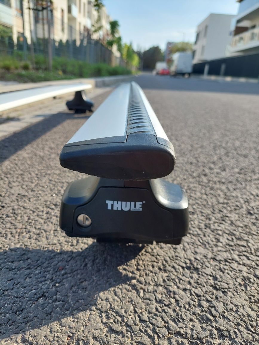 THULE Wingbar na dach Superb III/Octavia III+2x uchwyt ProRide 591