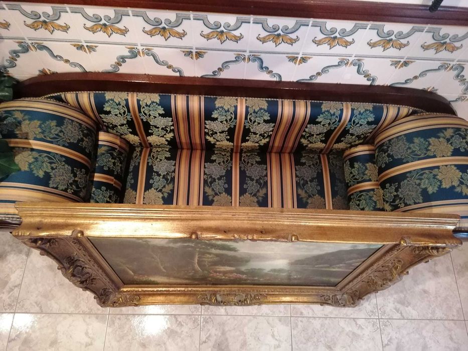 Quadro em óleo sobre tela - Origem USA