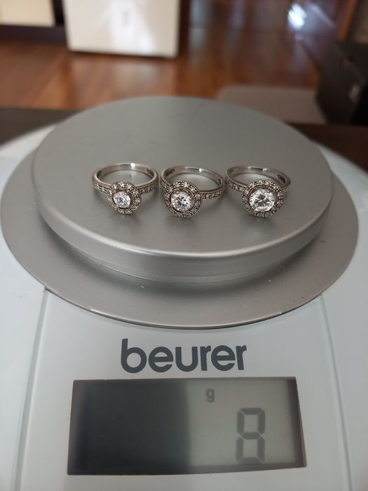 Срібна каблучка-трансформер з цирконієм у розмірі 16,5