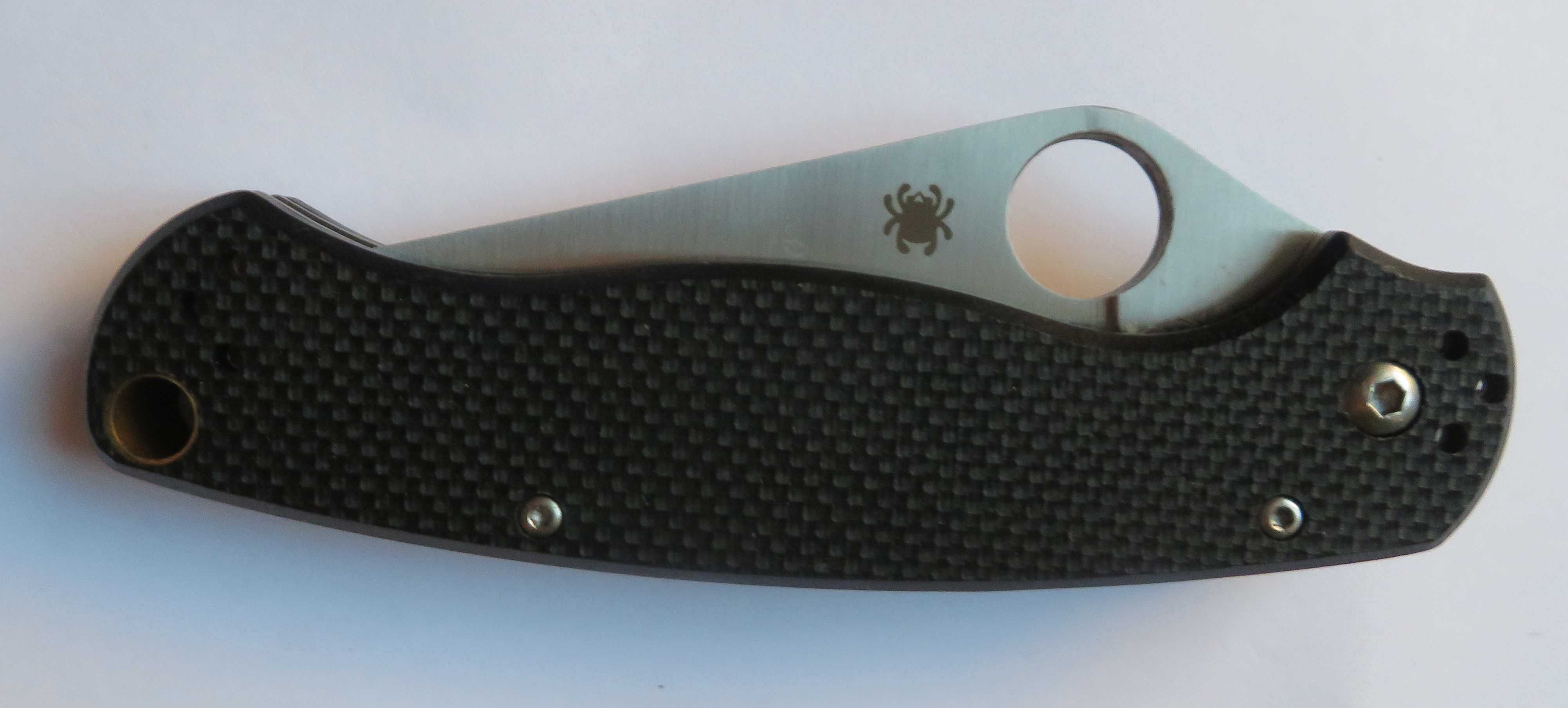 nóż folder spyderco Paramilitary czarny  ostrze combo