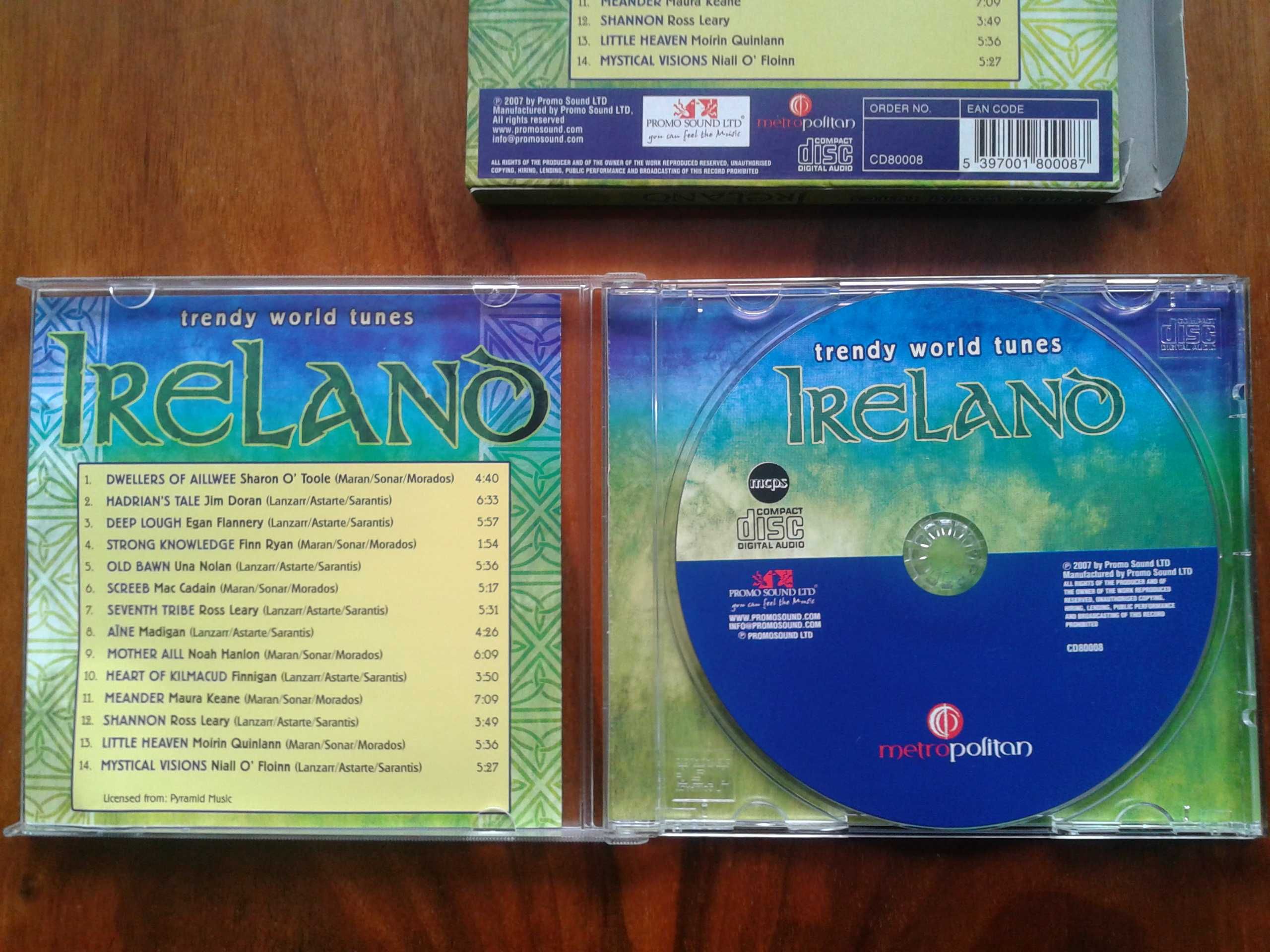 Płyta CD "Trendy World Tunes - Ireland"