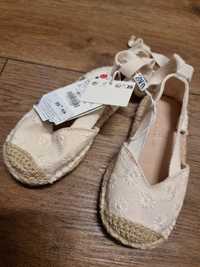 Espadryle Zara rozmiar 23