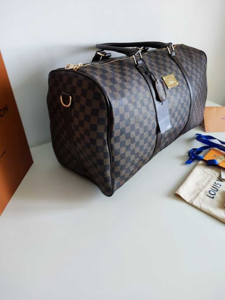 Louis Vuitton Torba podróżna, na siłownię, weekendowa, skóra 88-43