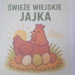 Świeże wiejskie jajka