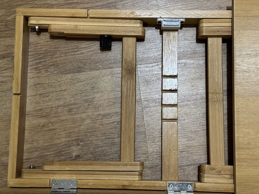 Mesa/tabuleiro para portatil em bambu - novo