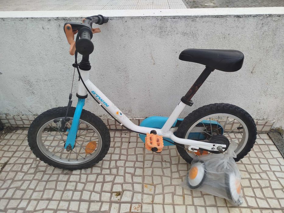 Bicicleta Criança - Roda 14 - 3/5 Anos - Oferta Capacete - C/ rodinhas