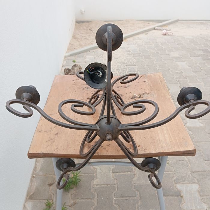 Candeeiro tecto rústico