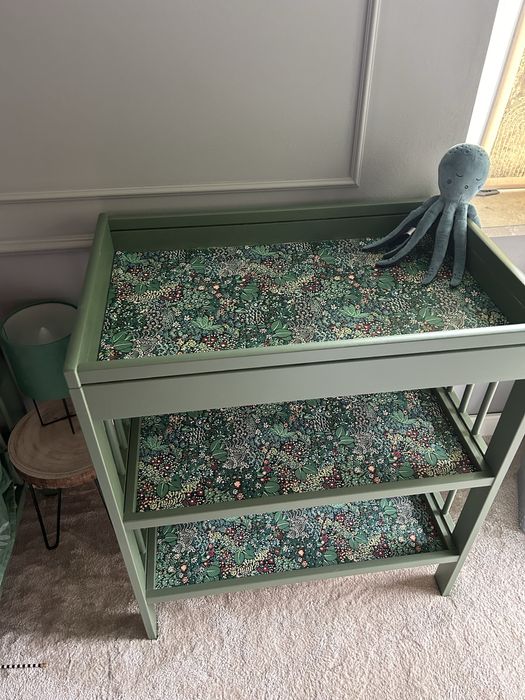 Przewijak Ikea Łóżeczko Boho zielen