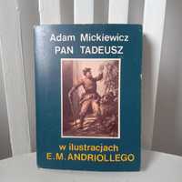 "Pan Tadeusz" w ilustracjach E. M. Andriollego, Zestaw 26 Pocztówek