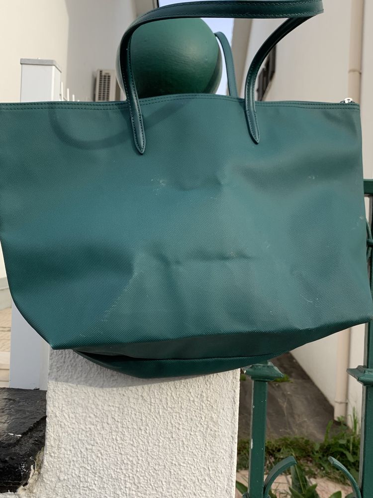 Mala da lacoste nova e verde