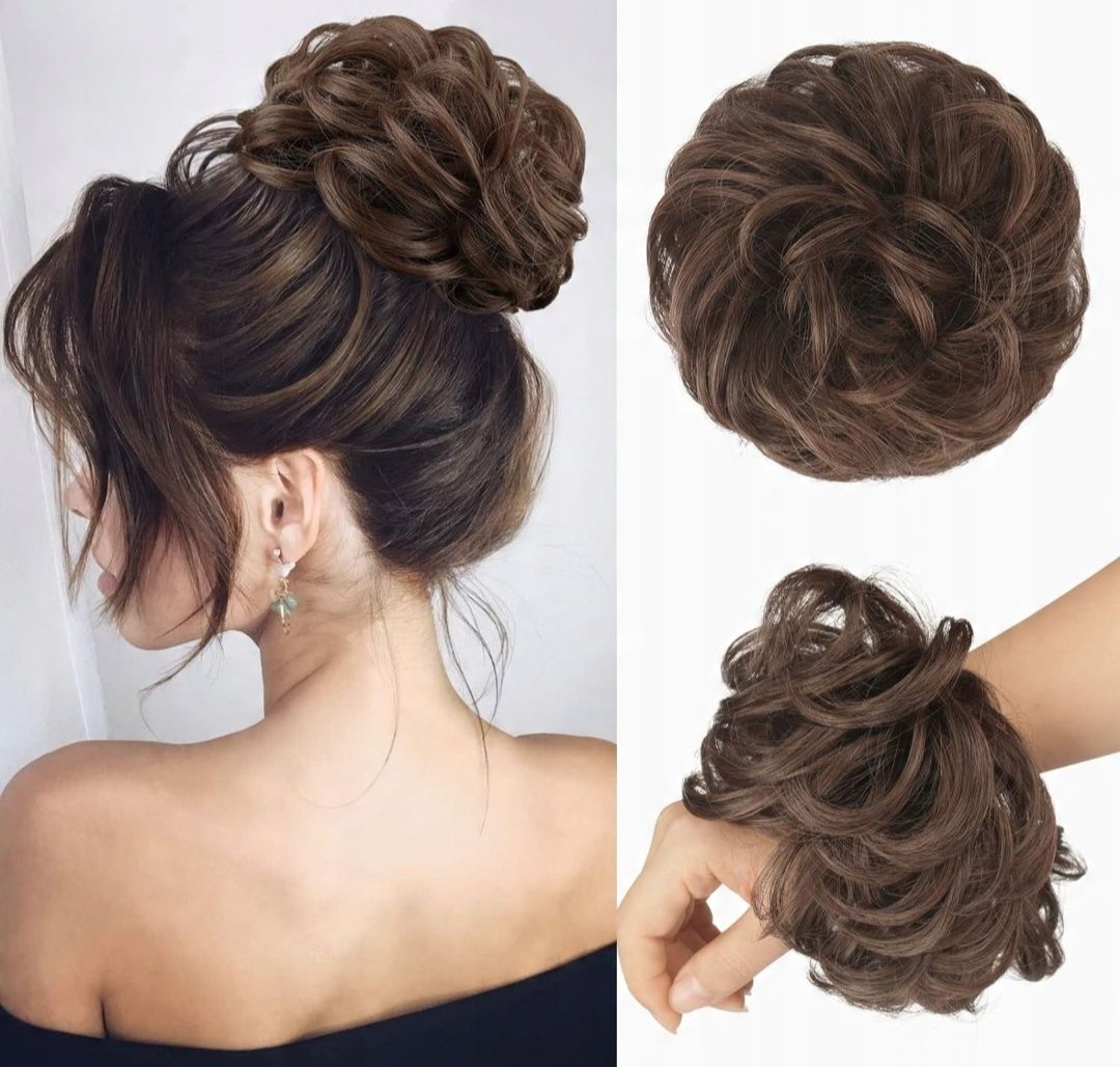 TRESKA kok do stylizacji włosów 55g H2-55 4/30 Brązowe