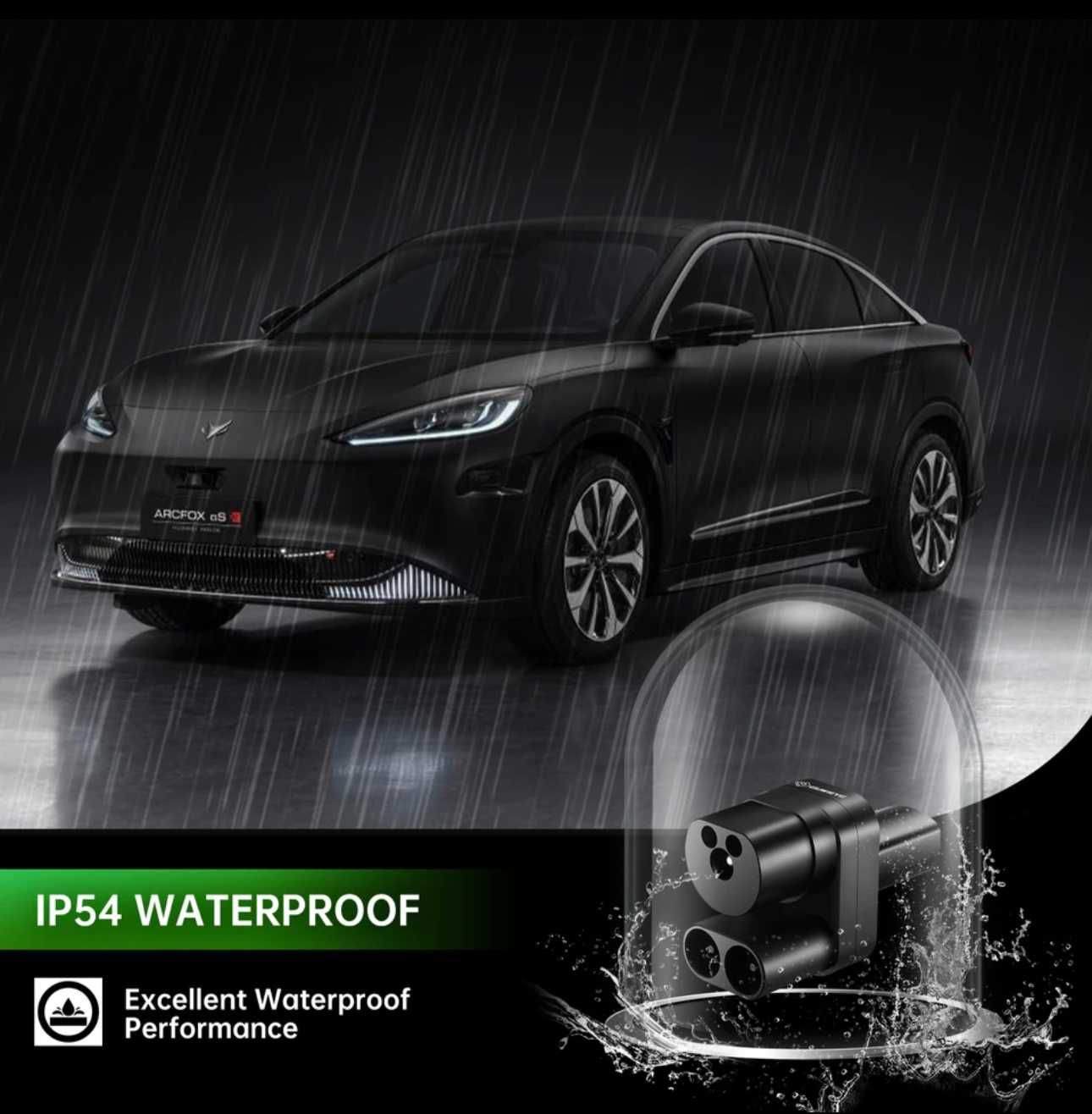 перехідник-адаптер на зарядку Tesla CCS2 COMBO CCS2-Type2(DC/AC)-NACS