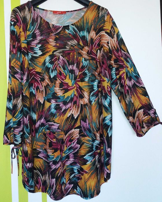 XXL(52) Wygodna tunika Butik (produkt polski)