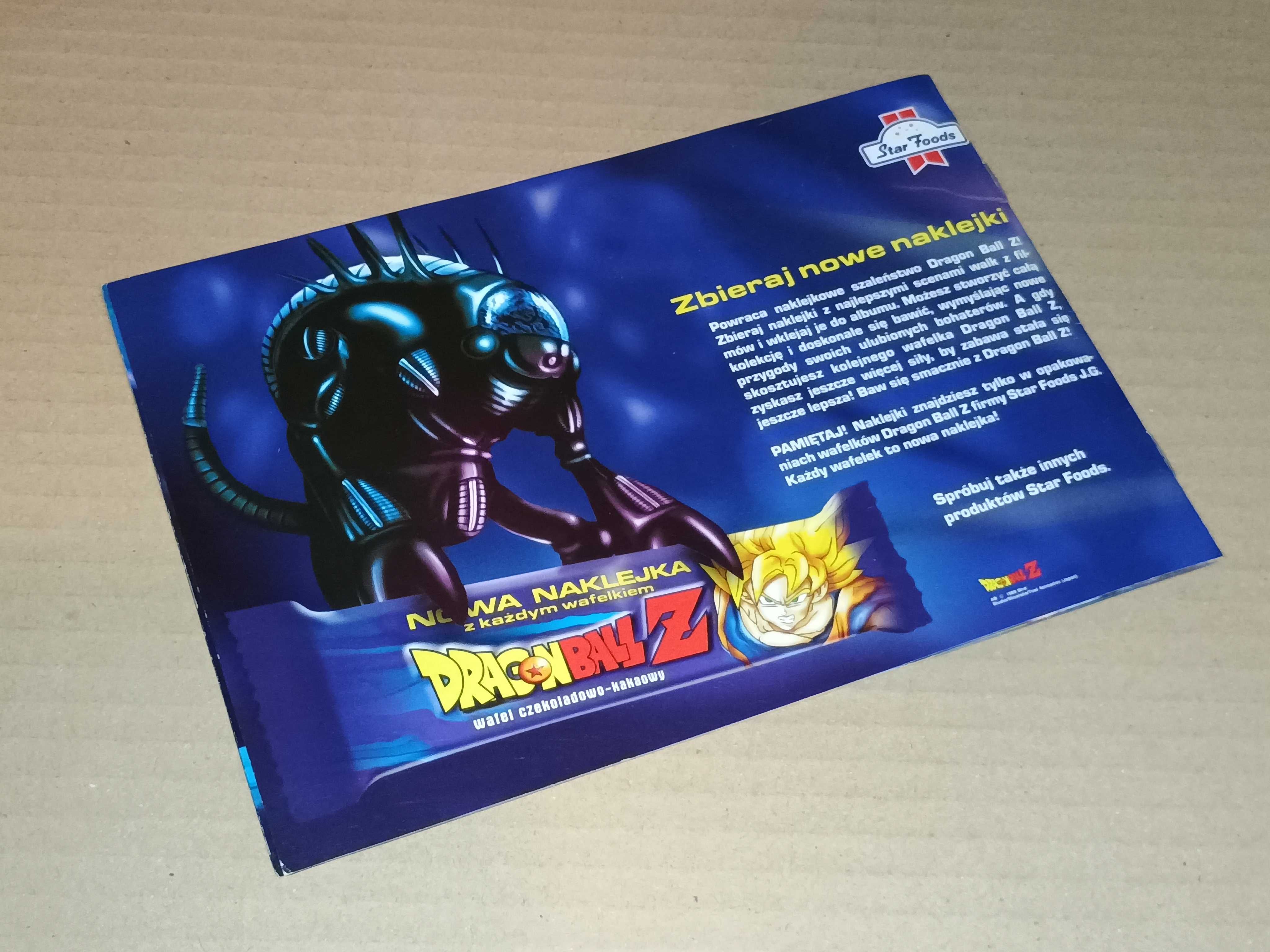 Album na naklejki Dragonball Z od Star Foods