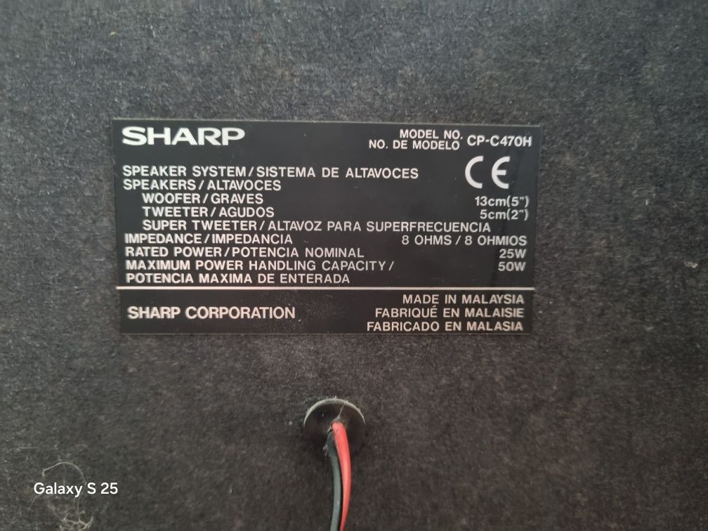 Wieża Sharp cd c 470h + pilot