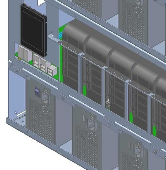 Obudowa serwerowa AI S-CASE 4 RAW / Serwer CASE pod krypto lub AI