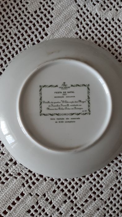 Conjunto de Pratos de Natal Vista Alegre