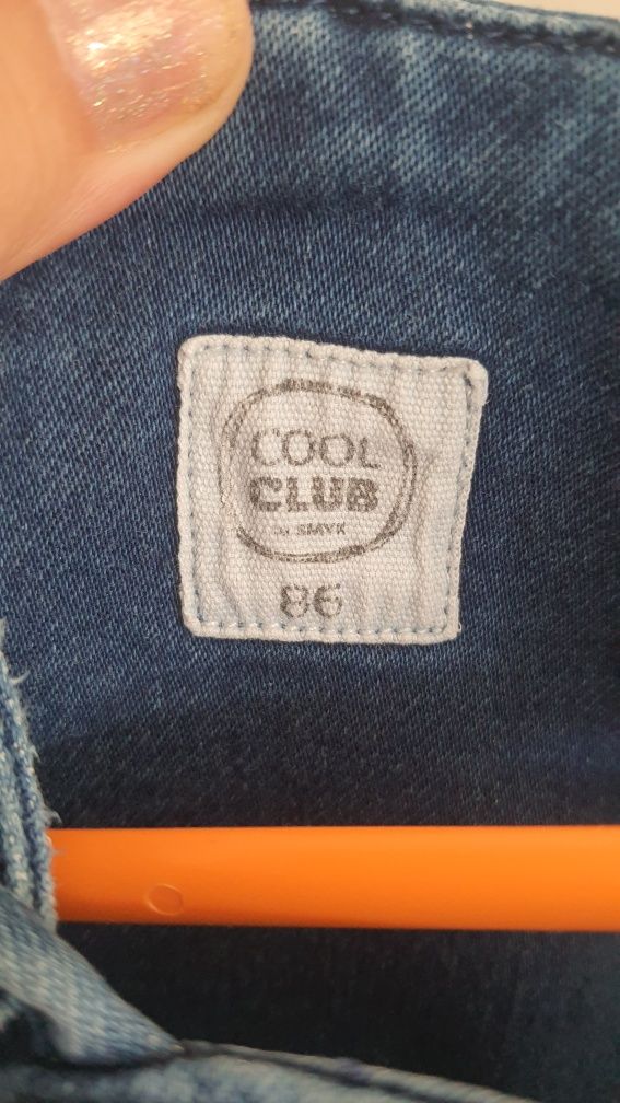 Ogrodniczki spodnie dziecięce Cool Club jeans 86