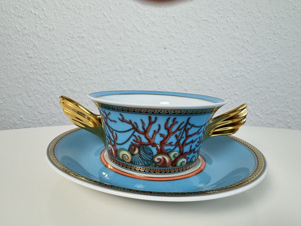 Bulionówka Ze spodkiem Rosenthal Versace Medusa