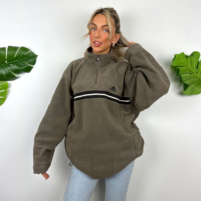 Вінтажний флісовий пуловер від Adidas