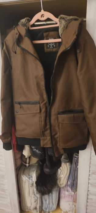 Kurtka damska brązowa