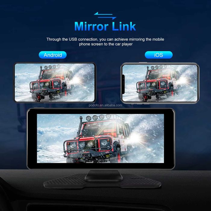 ECRÃ Portátil 7" HD | CARPLAY & ANDROID AUTO sem fios | Camara HD NOVO