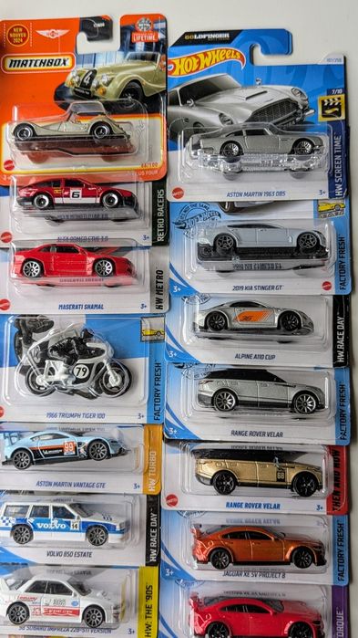 Subaru, Alfa Romeo, Jaguar, Volvo Hot Wheels Matchbox Хот Вілс Мачбокс