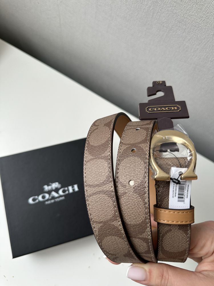 Женский кожаный ремень Coach