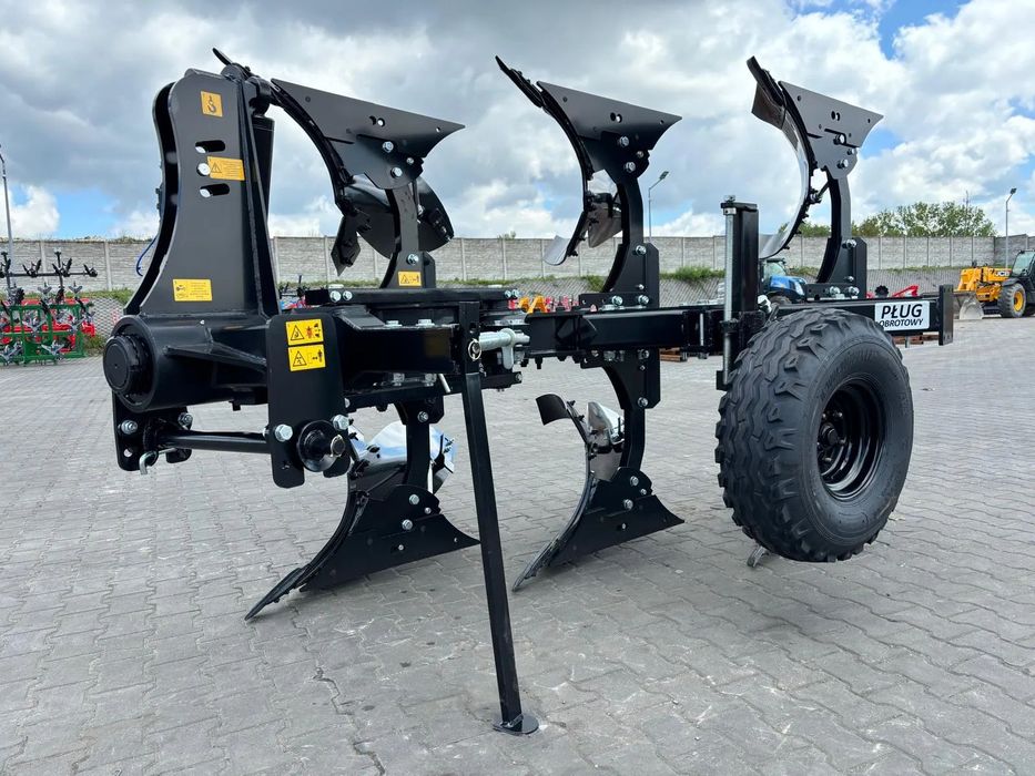 PŁUG OBROTOWY jednobelkowy ZABEZPIECZENIE ZRYWALNE/ kołkowe/ śrubowe odkładnice Kvernelanda 18&quot; siłownik liniowania/kostka pamięci / krój