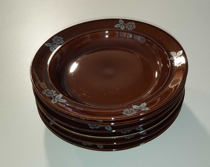 Talerze głębokie z porcelitu ZPS "Pruszków"