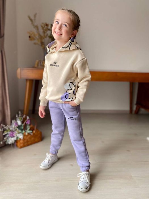 Костюм з капюшоном на флісі