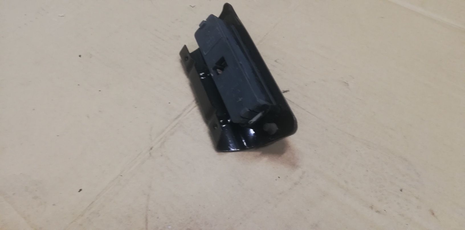 Fiat 126p lampa tablicy rejestracyjnej + stelaż do zderzaka chrom