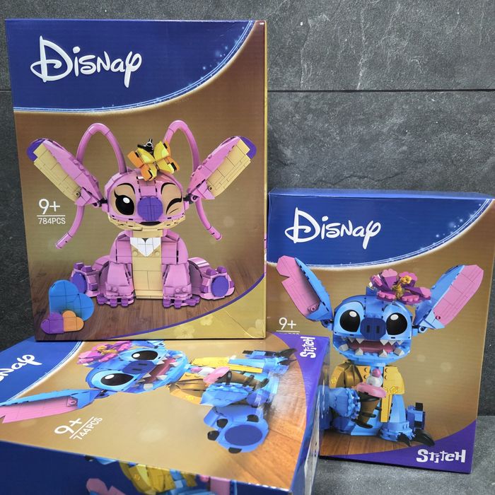 Конструктор лего Disney Stitch Стіч та Lilo Ангел 744 деталей, НОВИЙ