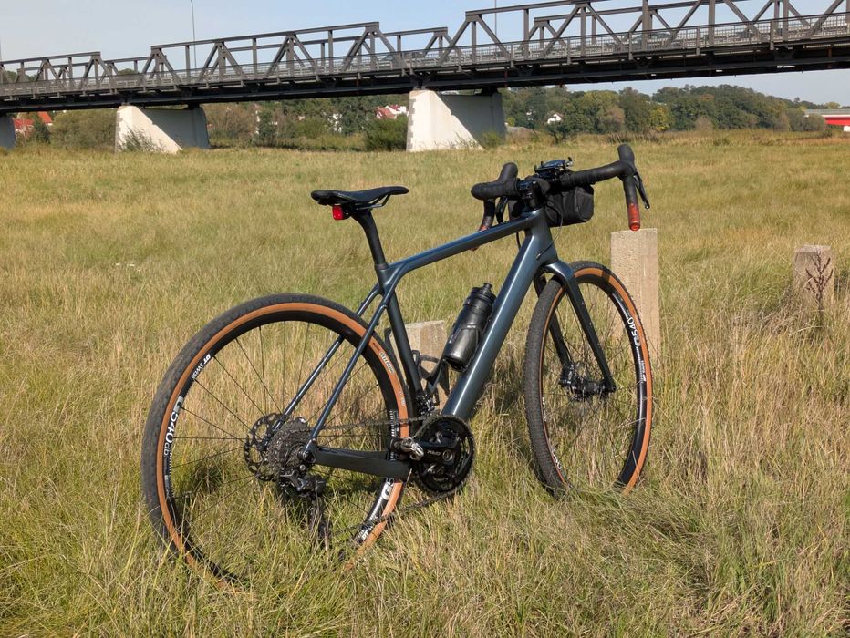 Rower przełajowy Gravel D2 - karbon M 19" Shimano GRX-810 2x11 koła 28