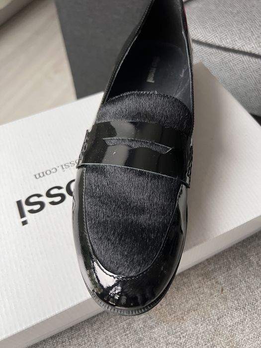Buty Gino Rossi czarne mokasyny