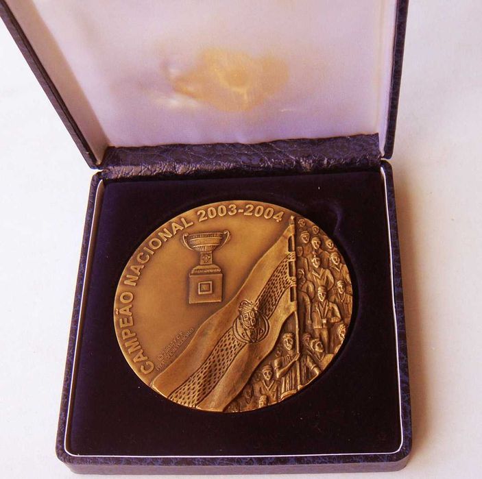 Medalha de Bronze Desporto Futebol FC Porto FCP 20º Título em Estojo